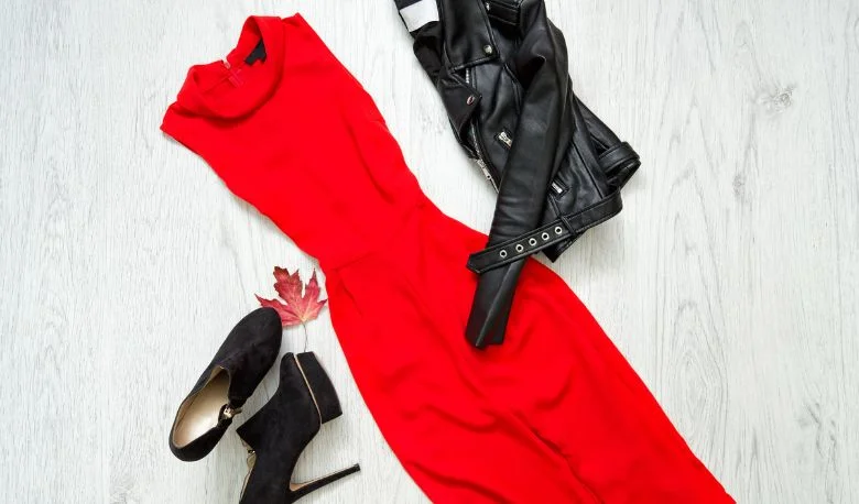 Red evening fashion shoes uk